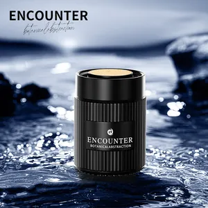 High-end car solid balm air freshener with botanical abstraction encounter fragrance