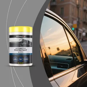 Toallitas limpiadoras de interiores de auto Hikmarion para salpicadero y mantenimiento de cristales.