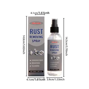 Hikmarion 100ml rust removing spray for car metal cleaning with box dimensions details