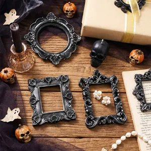 Petits cadres photo gothiques vintage pour la photographie de bijoux d'Halloween