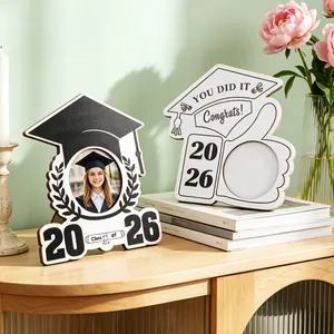 Cornice portafoto creativa a forma di tocco per la classe 2026, regalo decorativo