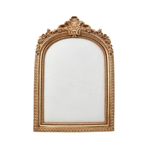 Vintage golden arched resin photo frame jewelry display stand photography prop home decor
