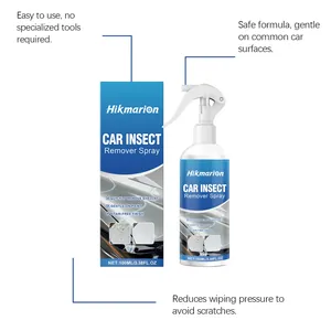 Spray anti-insectes pour voiture Hikmarion 100ml nettoie en douceur et protège la carrosserie.