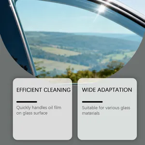 Efficient car glass cleaning brush effectively removing oil film for clear visibility