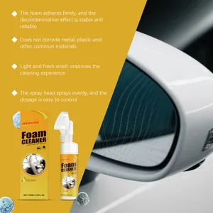 Hikmarion Schaumreiniger Flasche mit Bürstenkopf für Auto und Haushalt Details