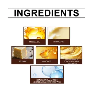Vista detallada de ingredientes naturales en cera para el cuidado del cuero Brunizo