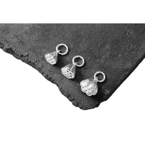 S925 sterling zilveren lotuszaad hangers voor DIY sieraden maken accessoires