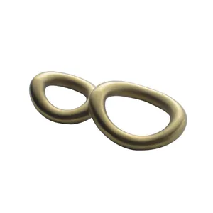 Matte 304 stainless steel chopstick rest and spoon holder with thick double-ring design.