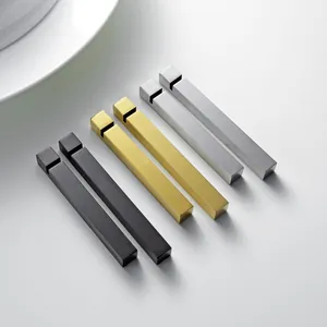 Reposapalillos modernos minimalistas de acero inoxidable 304 en colores negro oro y plata.