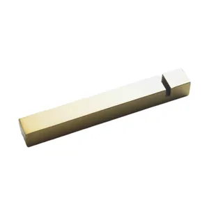 Reposapalillos y cucharas minimalista de acero inoxidable 304 dorado para la mesa