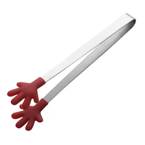 Creative hand-shaped silicone food tongs for ice cubes and sugar snacks for home