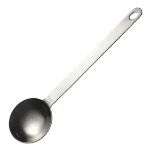 Premium 15ml stainless steel measuring spoon with long handle for coffee beans and tea