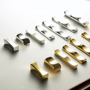 Elegant stainless steel chopstick and spoon rests in polished gold and silver finishes
