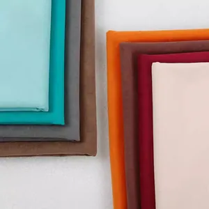 Verschillende gekleurde zachte pluche fluwelen stofstalen voor stoffering en decor