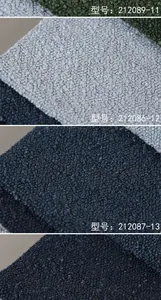 Thickened bouclé and sherpa fabric for Nordic sofa cushions, soft textured detail shot.