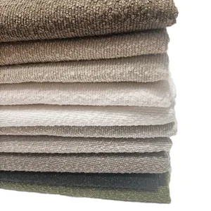 Premium multi-color thickened teddy fleece bouclé fabric samples for sofas and pillows