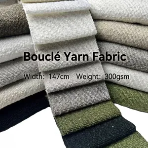 Thick Boucle Fabric Heavyweight Textured Upholstery Fabric By The Meter For Cushion Sofa Pillow Pet Bed Home Decor Material