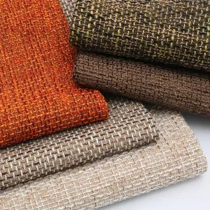 Thick Coarse Linen Cotton Fabric Solid Color Linen Texture Fabric For Sofa Cover Cushion DIY Sewing Bag Backdrop Tablecloth Decorative Cloth