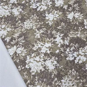 Tissu jacquard fleuri vintage haut de gamme pour housses de canapé et de coussin