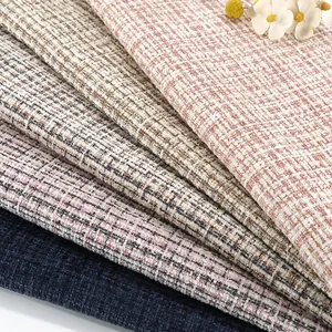 Geruit Chenille Stof Chanel Stijl Tweed Materiaal Voor Kleding Kussensloop Home Decor Herfst Winter DIY Naaien Stof