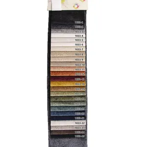 Libro campionario professionale da 25 colori in morbido velluto Bawang per divani e sedie