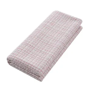 Pink tweed fabric with metallic silk for coats and skirts DIY projects