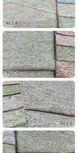 Gros plan sur la texture d'un tissu en tweed coloré aux fils de coton et de lin.