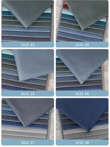 Farbmuster von wasserdichtem Kunstleder-Tech-Stoff für luxuriöse Sofabezüge