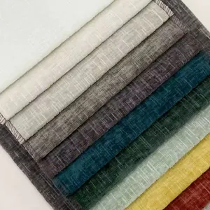 Tela de Sofá de Chenilla Espesada Premium Material de Terciopelo de Color Sólido de Alto Grado Para Funda de Cojín Bricolage Decoración