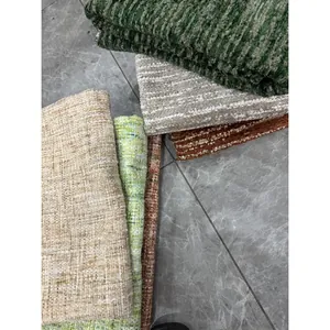 Tessuto jacquard in ciniglia di alta qualità in vari colori per tappezzeria e cuscini