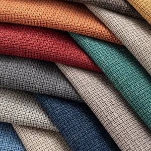 Thickened Polyester Coarse Linen Texture Sofa Fabric For Upholstery Home Decor DIY Sewing Dustproof Tablecloth Bay Window Cushion Cover