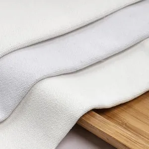 High Density Thickened Cotton Linen Canvas Fabric Plain White Unbleached Material For DIY Bags Sofa Clothing Home Decor
