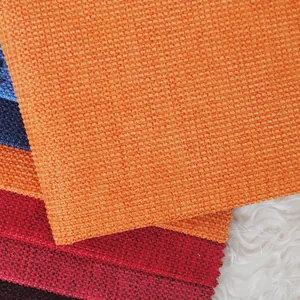 Linen Chenille Fabric For Sofa Cover DIY Sewing Thickened Background Cloth Plain Tablecloth Cushion Handmade Dyed Fabric