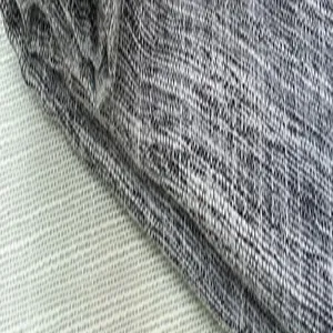 Gros plan sur un tissu épais en coton et lin à texture bambou pour canapés et tables