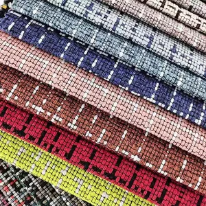 Coarse linen fabric faux burlap material for bags cushions sofas pillows home textile items