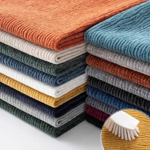 High-Grade Chenille Blended Fabric Petal Texture Solid Color Wave Pattern Sofa Upholstery Cloth DIY Sewing Apparel Fabric