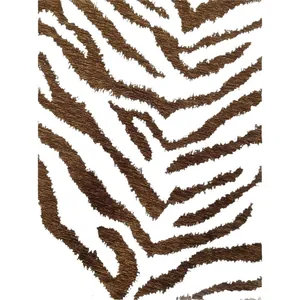 Tessuto ciniglia jacquard zebrato di lusso moderno per copricuscino e divano elegante.