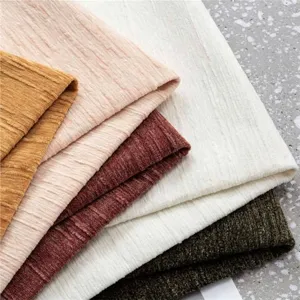 Tessuto in ciniglia spessa per divani, cuscini e tappezzeria di lusso in vari colori.