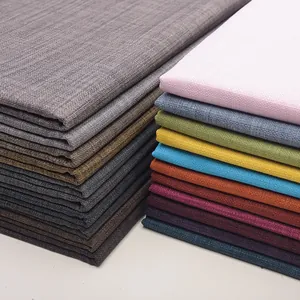 Piles de tissus en lin et toile de jute multicolores pour tissus d'ameublement déco
