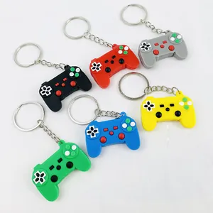 Mini Simulation Game Controller Keychain Creative Silicone Game Console Pendant For Car Bag Decoration Gamer Gift