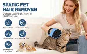 Guanto levapeli statico per una pulizia efficace di cani e gatti in ambiente domestico