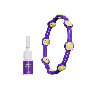 Verstellbares Pheromon-Beruhigungshalsband Set mit 3 ml Beruhigungsserum für Katzen