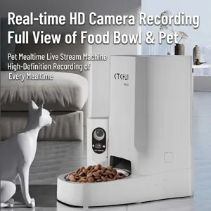 Distributeur automatique de croquettes intelligent avec caméra HD et application mobile
