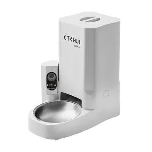 Distributeur automatique de nourriture intelligent avec caméra pour chats et chiens