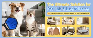 Guanto multifunzione per la rimozione dei peli di animali da mobili e sedili auto