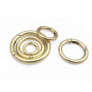 Anello a Molla in Lega di Zinco per Borse Portachiavi Abbigliamento Accessori per Gioielli Fai da Te Oro Argento Canna di Fucile