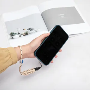 Minimalist woven anti-lost phone wrist strap lanyard for cameras and trackers on wrist