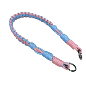 Tracolla in corda intrecciata rosa e blu per accessori di ricambio per borse DIY