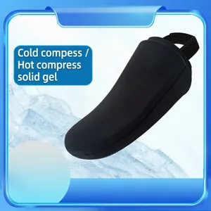 Festes Gel Kältekompressions Fußhülle Wiederverwendbare Fuß Eismanschette Zur Schmerzlinderung Einstellbare Gel Fußbandage