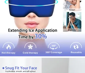 Berretto in gel per terapia calda e fredda a 360° per alleviare emicrania e mal di testa.